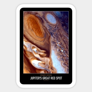 High Resolution Astronomy Jupiter's Great Red Spot Sticker